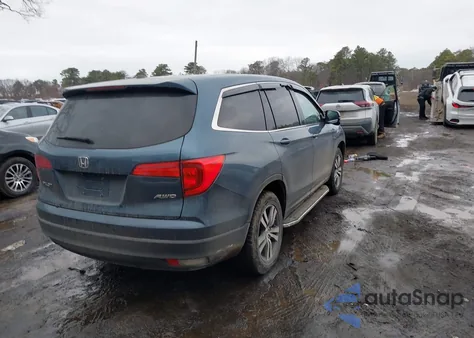 2016 Honda Pilot Ex-L из США, поврежденный, VIN 5FNYF6H55GB037349